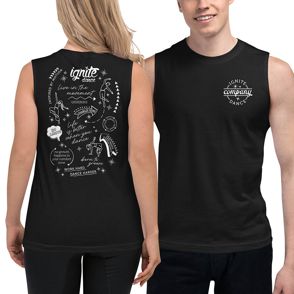 "Company Doodles" Adult Unisex Sleeveless Tank