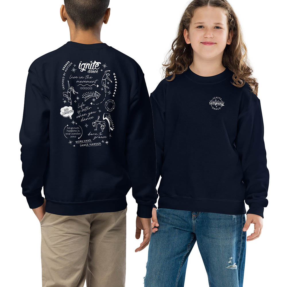 "Company Doodles" Youth Unisex Crewneck Sweatshirt