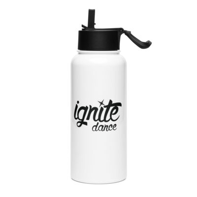 "Ignite Logo" Stainless Steel Water Bottle with Straw Lid