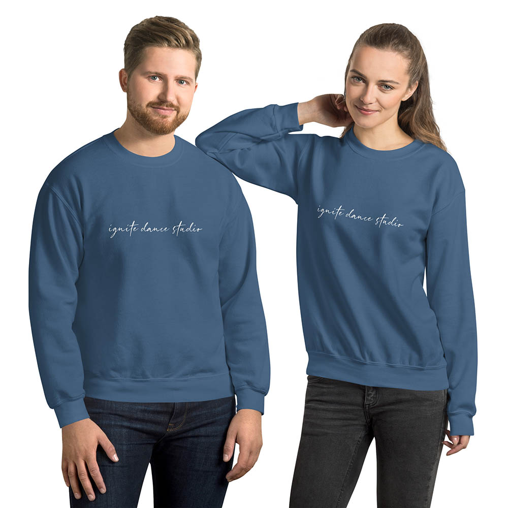 "Script" Adult Unisex Crewneck Sweatshirt