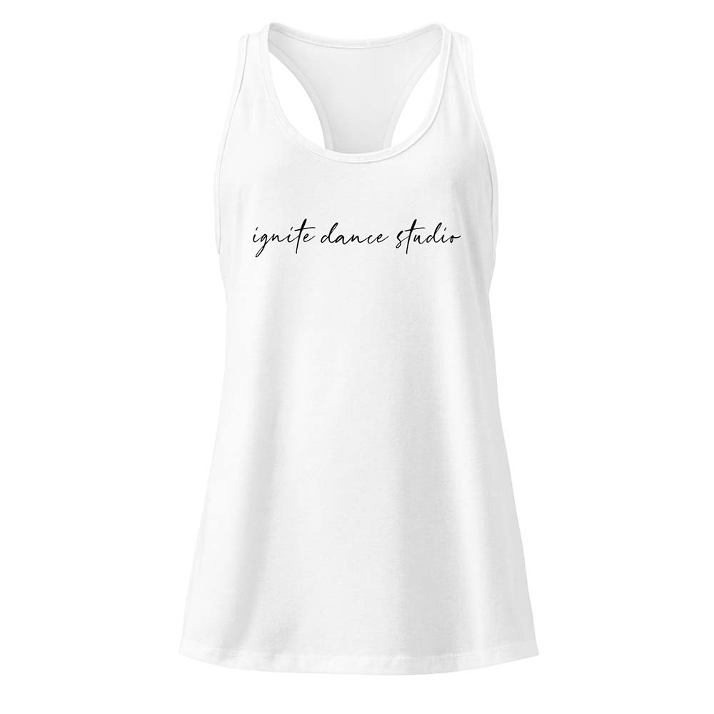 "Script" Women’s Racerback Tank