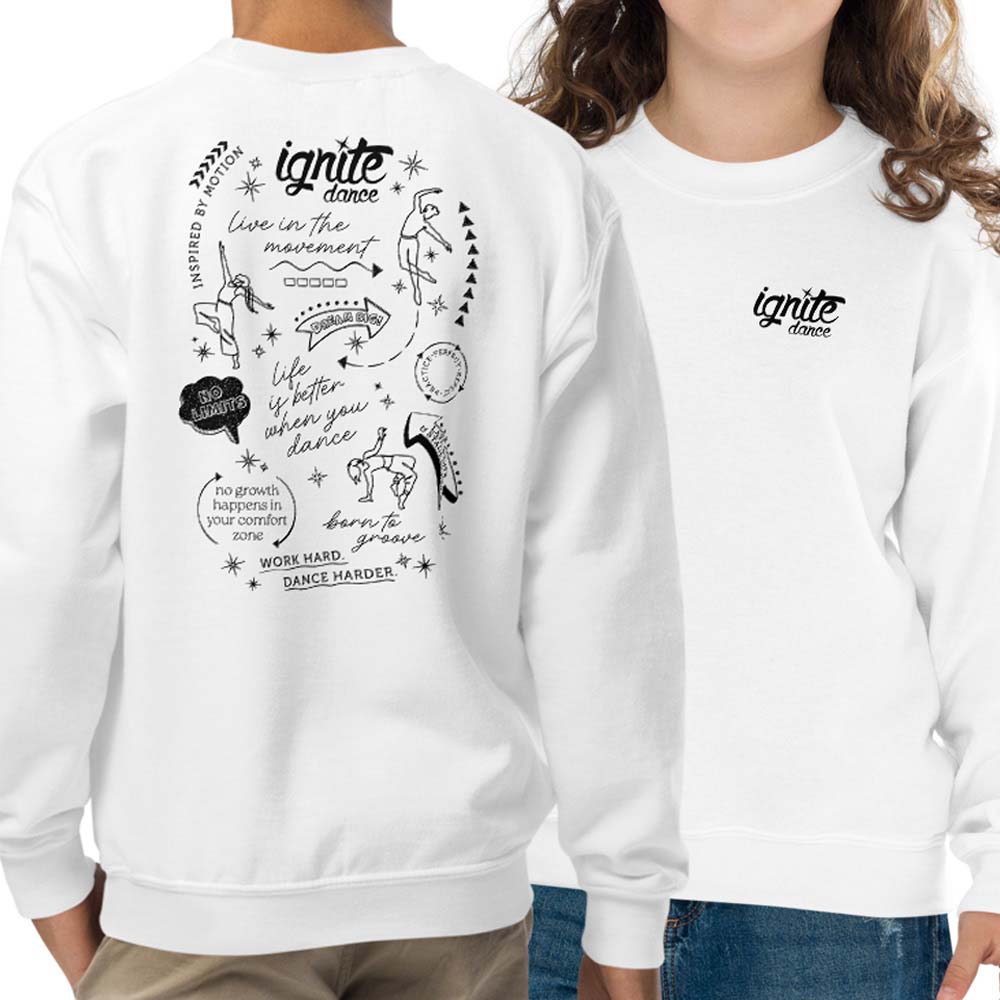"Ignite Doodles" Youth Sweatshirt (Unisex)