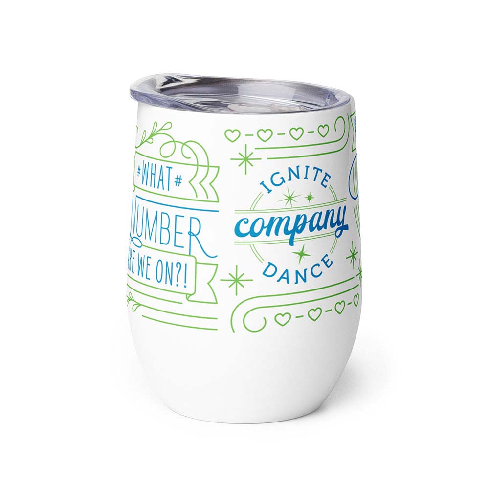 "My Heart is on Stage" Company Metal Tumbler with Lid